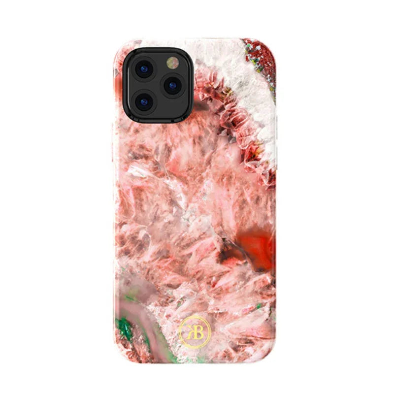 iPhone 12 & 12 Pro Kingxbar Jade Splash Case - Red - Tashqila iPhone 12 & 12 Pro Kingxbar Jade Splash Case - Red - Tashqila
